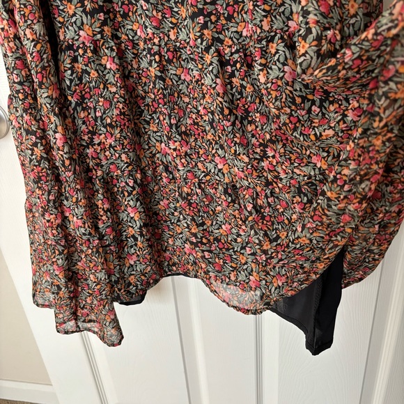 BB Dakota Steve Madden Ditsy Dress Floral Size Large NWT - Picture 12 of 16